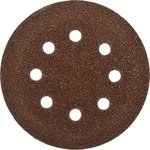 35350-125-040, Круг шлифовальный ЗУБР СТАНДАРТ из абразивной бумаги на велкро ...