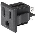 3-119-052, AC Power Entry Modules NR020 Connector Outlet 15A 5-15R