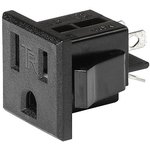 3-119-054, AC Power Entry Modules NR021 Connector Outlet 15A 5-15R