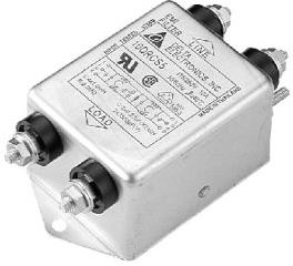 30DPGS5C, Power Line Filters Switching Transient, Filter, 115/250VAC, 30A, Chassis, Screw-Screw
