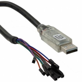 C232HM-EDHSL-0, USB Cables / IEEE 1394 Cables USB TO HS SPI/I2C/ JTAG Conv 5V 0.5M