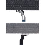 Клавиатура для ноутбука HP Pavilion 15-ab 15-ab000 15z-ab100 черная с белой ...