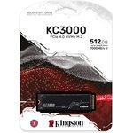 SSD M.2 Kingston 512Gb KC3000 Series  SKC3000S/512G  (PCI-E 4.0 x4 ...