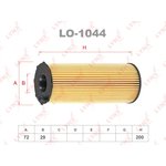 LO-1044, LO-1044 Фильтр масляный LYNXauto