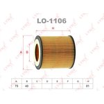 LO1106, Фильтр масляный BMW 1(E81) 3.0-T/3(E90) 2.5-3.0T/5(E60) 2.5-3.0/5(F10) ...