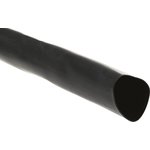 ATUM-40/13-0, Adhesive Lined Heat Shrink Tubing, Black 40mm Sleeve Dia ...
