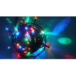 Электрогирлянда Светодиоды 3,9м.+3м. провод 40л, 8ф, многоцв Э74480271