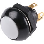 P9-113129, Push Button Switch, Momentary, Panel Mount, DPDT, 28V dc