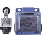 XCKM115H29, Limit switch; lever R 34,5mm, plastic roller O19mm; NO + NC