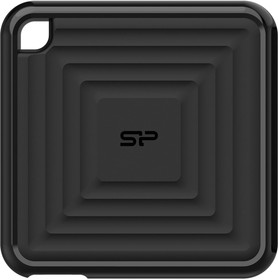 Фото 1/10 Накопитель SSD Silicon Power USB-C 512Gb SP512GBPSDPC60CK PC60 1.8" черный