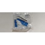 934099102, Blue Male Banana Plug, 4 mm Connector, Screw Termination, Nickel Plating