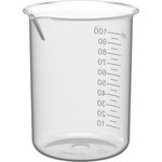 НФ-00041363, Мерный стакан с носиком Перинт ПП 100мл / 52 (12шт/уп)
