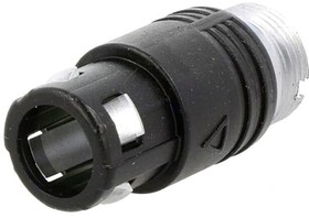 SC8, neutriCON Modular System - Cable connector housing for female and male inserts - black coated - 180° coding ...