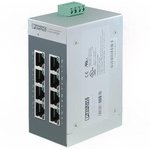 FL-SFNB-8TX, Промышленный модуль сетевой коммутатор сети Ethernet, 9-32ВDC