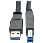 U328-025, USB Cables / IEEE 1394 Cables USB 3.0 A/B ACTIVE DVC CBL