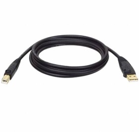 U022-006, USB Cables / IEEE 1394 Cables 6' 2.0 GOLD USB A/B DEVICE CABLE