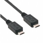 102-1082-BL-00050, Cable Assembly USB 0.5m Micro USB Type B to Micro USB Type B ...