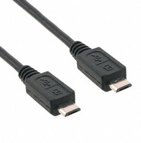 102-1082-BL-00050, Cable Assembly USB 0.5m Micro USB Type B to Micro USB Type B 5 to 5 POS M-M 28AWG