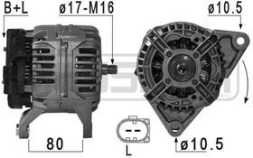 Фото 1/3 209024, 209024 Генератор\ FIAT DUCATO IVECO DAILY III 110A