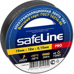 Изолента Safeline 15мм х 10м черный 9356