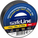 Изолента Safeline 19мм х 20м черный 9366