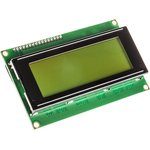 27979, 27979 Alphanumeric LCD Display, Black on Green, 4 Rows by 20 Characters ...