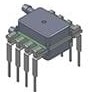 ELVH-L01D-HRRD-I-NAB4, Board Mount Pressure Sensors ELVH 1 INH2O DIFF RR LID DIP INDUSTRIAL NO COATING ANALOG 3.3V
