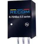 R-78HB12-0.5/W, Non-Isolated DC/DC Converters 17-48Vin 12Vout 500mA Wired