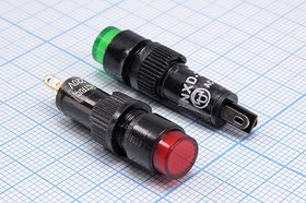 Фото 1/2 Лампа газоразрядная в корпусе 220В, размер 29мм, диаметр 9мм, цвет зеленый; №5972ZG Л корп 220В\d 8,0x35\d 9x 9\зел\мкд\\ГР\RWE-501G\, Лампа