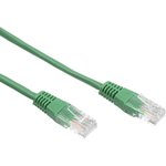 Патч-корд 1 м зеленый 5E RJ-45 кабель сетевой для интернета (5 шт.)