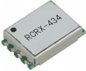 Фото 1/2 RCRX-434, Модуль: RF, приемник АМ, ASK,OOK, 433,92МГц, -108дБм, 4,4-5ВDC, SMD