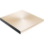 Привод DVD-RW Asus SDRW-08U9M-U золотистый USB slim ultra slim M-Disk Mac внешний RTL