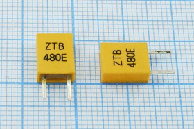 Керамические резонаторы 480кГц с двумя выводами; №пкер 480 \C07x4x09P2\\3000\ \ZTB480E\2P-2