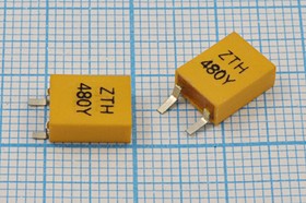Кварцевый резонатор 480 кГц, корпус C08575C2, точность настройки 3000 ppm, стабильность частоты 3000/-20~80C ppm/C, марка ZTH480Y, SDE