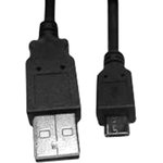 SC-2AMK001F, Cable Assembly USB 0.304m USB 2.0 Type A to Micro USB 2.0 Type B 4 ...