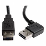UR020-006-RA, USB Cables / IEEE 1394 Cables USB 2.0 UniRvr Cnnct Cbl Right M/M 6'