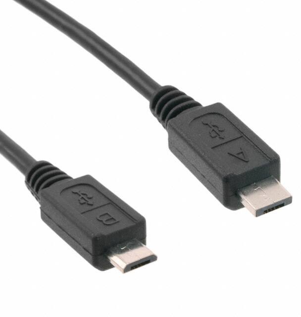 102 1102 BL 00100 USB 2.0 Cable Micro A Male to Micro B Male 3.28 1.00m Shielded CnC