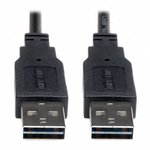 UR020-006, USB Cables / IEEE 1394 Cables USB 2.0 Uni Rvr Connector Cbl M/M 6'
