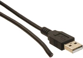 Фото 1/2 3021005-03, USB Cables / IEEE 1394 Cables A-BLUNT 28 AWG 3' USB 2.0