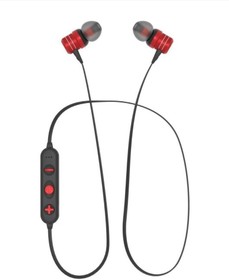 Фото 1/2 Наушники Bluetooth вакуумные с шейным шнурком More choice BG20 (Red)
