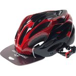 TK-2006, Шлем для катания на велосипеде,скейтборде и роликах L черно-красный FORWARD