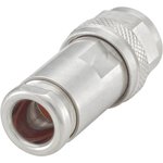53S102-015N5, Plug Cable Mount N Connector, 50Ω, Clamp Termination, Straight Body