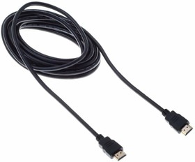 Фото 1/3 Кабель аудио-видео Buro HDMI 1.4 HDMI (m)/HDMI (m) 5м. Позолоченные контакты черный (BHP RET HDMI50)