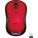 910-004897, Мышь беспроводная Logitech M220 Silent Red (красная, оптическая . 