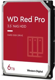 Фото 1/3 Жесткий диск WD SATA-III 6Tb WD6003FFBX NAS Red Pro (7200rpm) 256Mb 3.5"