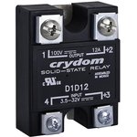 D2D40, Solid State Relays - Industrial Mount PM IP00 SSR 200VDC 40A, 3.5-32VDC In