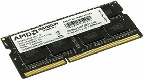 Фото 1/2 Память AMD 8Gb DDR3 1600 SODIMM Radeon Black 1.35V R538G1601S2SL-UO