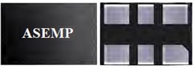 ASEMPC-100.000MHZ-LR-T, МЭМС кварцевый генератор, тактовый генератор, Pure Silicon™, 100 МГц, SMD, 3.2мм x 2.5мм, 25 млн-