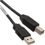 1487596-3, USB Cables / IEEE 1394 Cables USB A-B 28/24 BLACK 1.8 M
