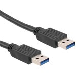 103-1020-BL-00200, Cable Assembly USB 2m USB 3.0 Type A to USB 3.0 Type A 9 to 9 ...